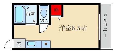 シャンテー中宮I 間取り