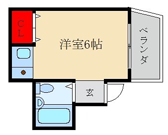 パルメゾンひろⅢ 間取り