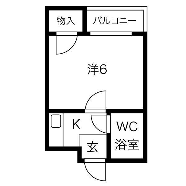 JPアパートメント枚方 間取り