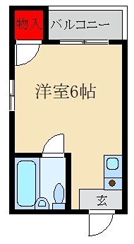コーポ北中振 間取り