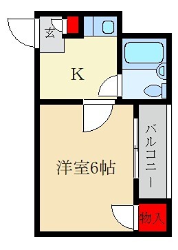 JPアパートメント枚方 間取り
