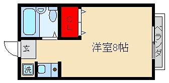 梔原ハイツ 間取り