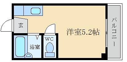 ＡＺＵＲＥ　ＫＵＺＵＨＡ 間取り