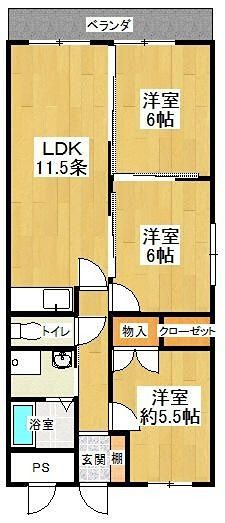 ウエストサイド楠葉 間取り