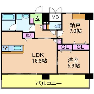ベロフィオーレ宮之阪 間取り