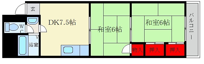 三栗グリーンハイツ 間取り
