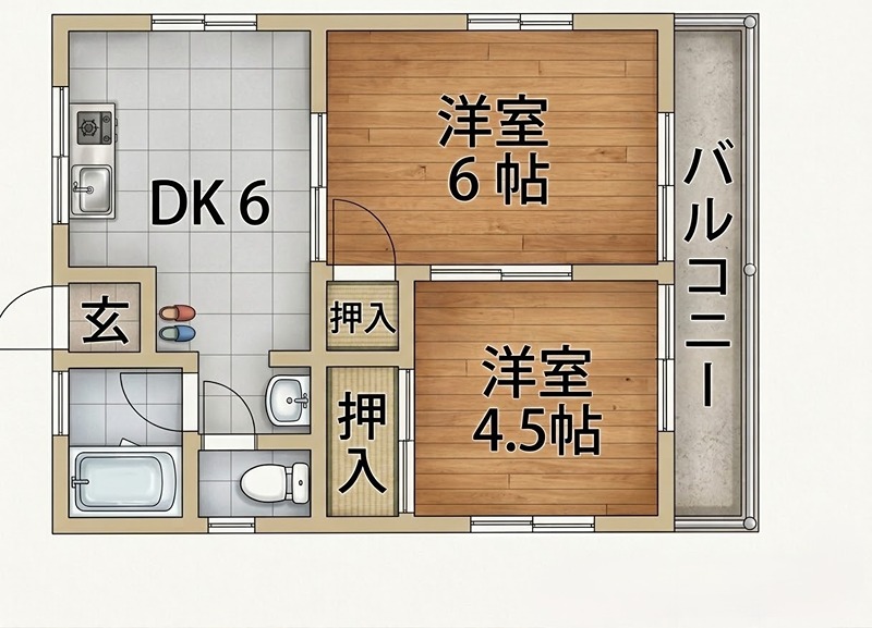 グリーンハイツⅠ番館 間取り