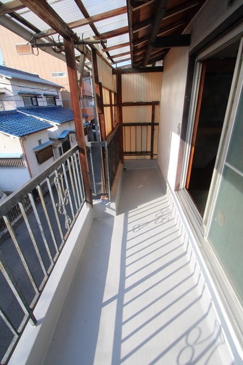 貸家 枚方市津田東町３丁目25-10 ベランダ
