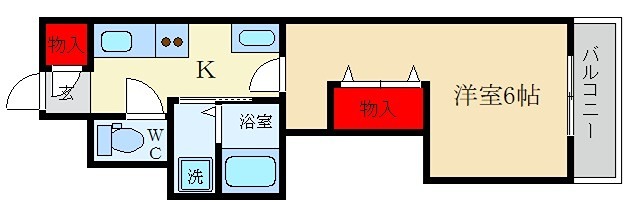 三熊ハイツ渚2号 間取り