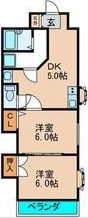 三熊ハイツ渚5号 間取り