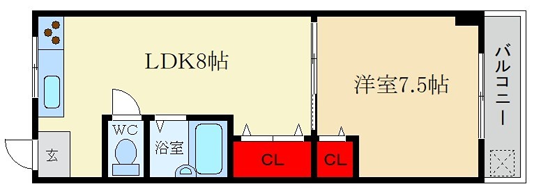 シャンテー御殿山 間取り
