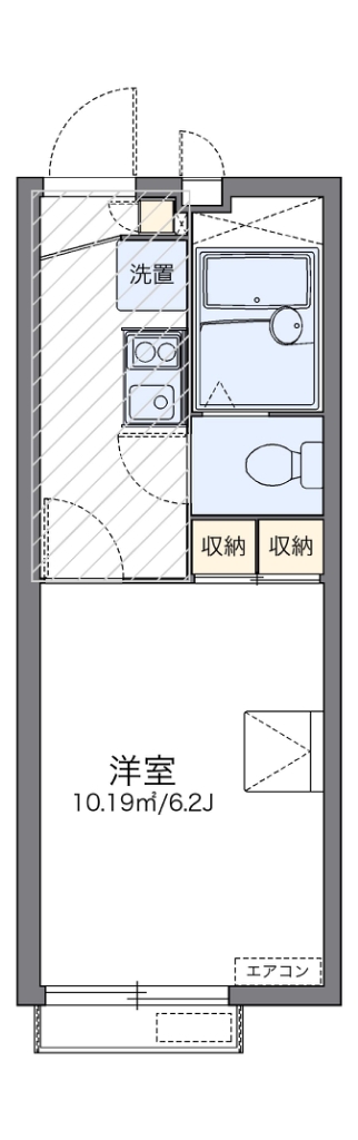 レオパレスたんぽぽ 間取り