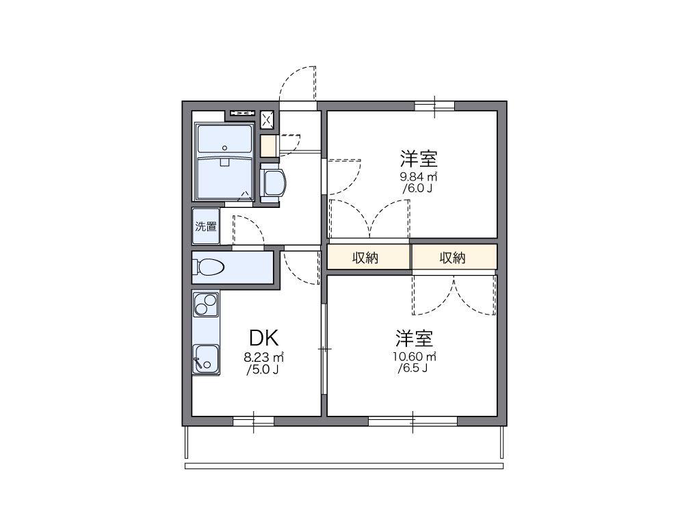 レオパレスＯＨＩⅡ 間取り