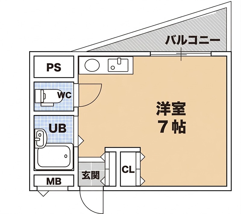 シャンテー津田 間取り