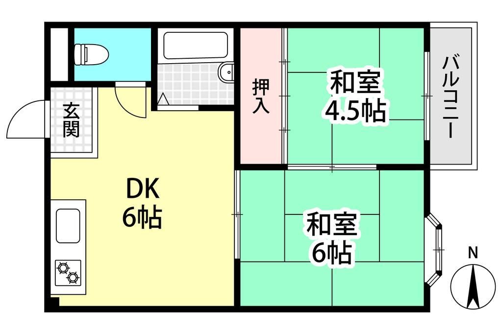 グリーンハイツユコ 間取り