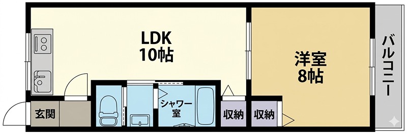 レオハイム長尾３ 間取り