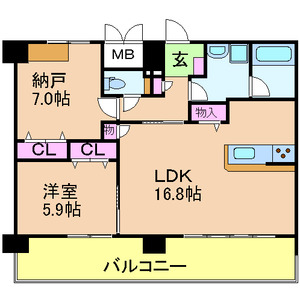 ベロフィオーレ宮之阪 間取り