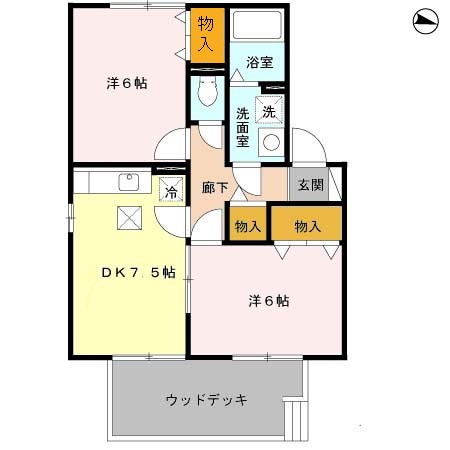 クレール山之上 間取り