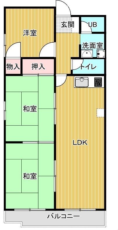 ソシアハイツオクダ 間取り