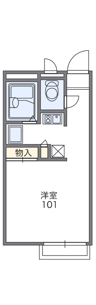 レオパレス渚 間取り