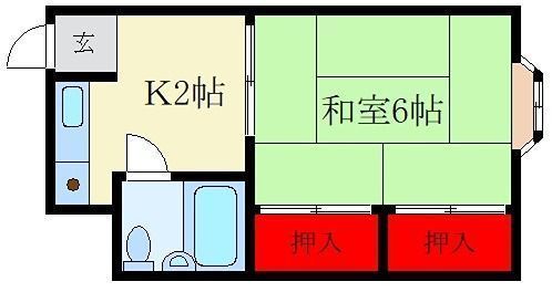 CLEAR HOSHIGAOKAⅡ 間取り