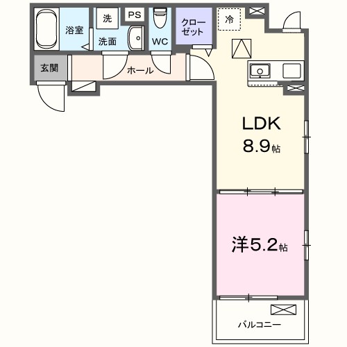 ラフレシール　ウエスト 間取り