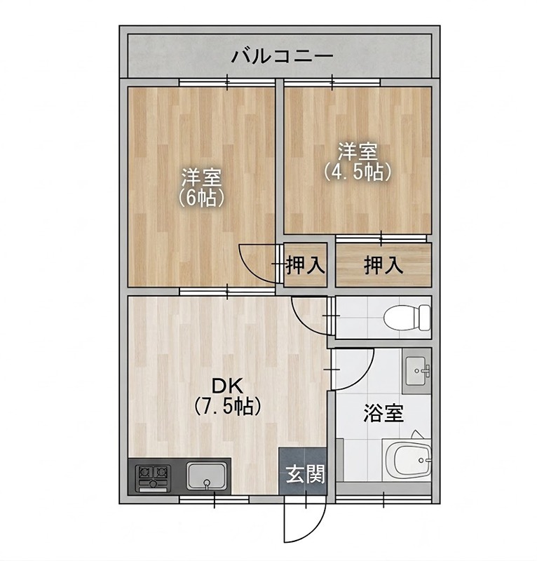クレセント 間取り