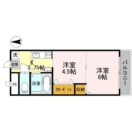 べレール岡山手 間取り