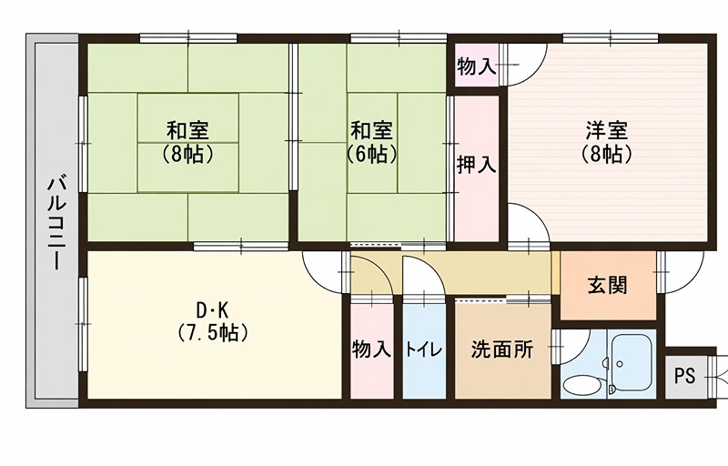 平成マンション 間取り