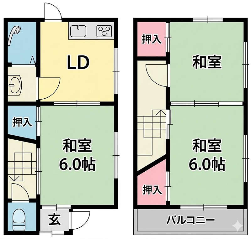 サンヴィラ東5号 間取り