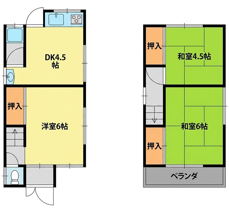 サンヴィラ東8号 間取り
