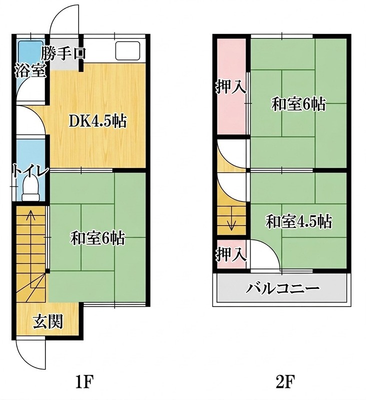 春日元町1丁目28-2　賃家 間取り