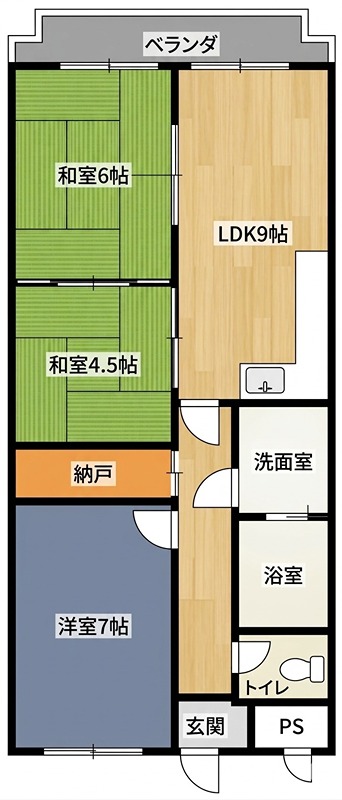 エステル津田 間取り