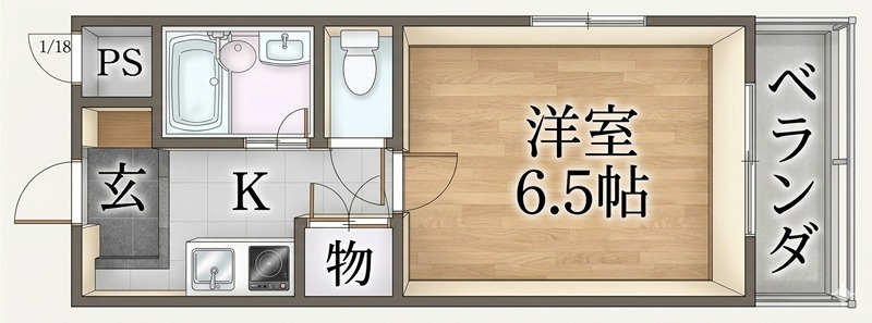 ソレイユ川﨑 間取り