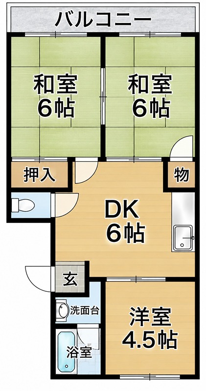 コーポ忠栄 間取り