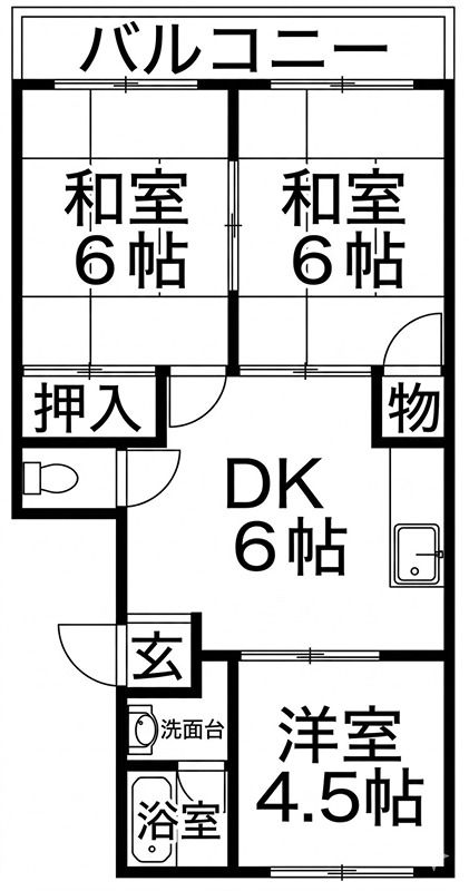 コーポ忠栄 間取り