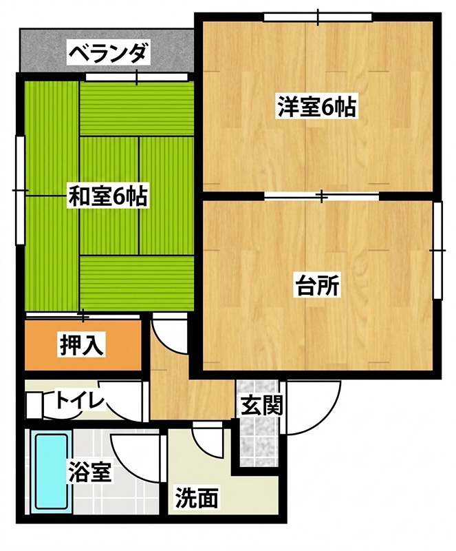 エンゼルハイムOHTSU 間取り