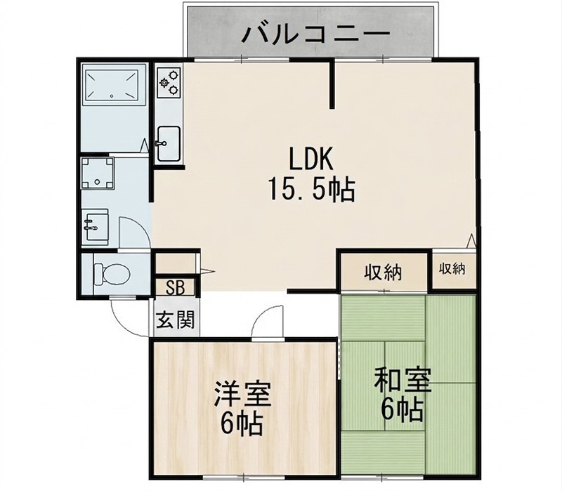 サンアレイ下野Ⅱ 間取り