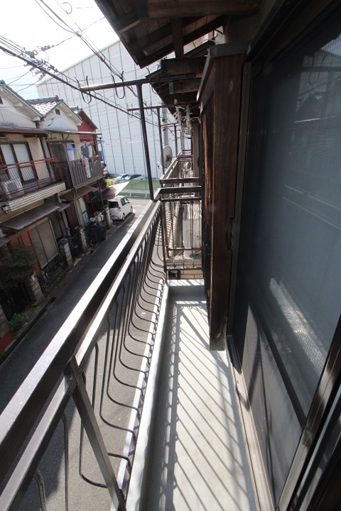 貸家 枚方市高野道１丁目 ベランダ