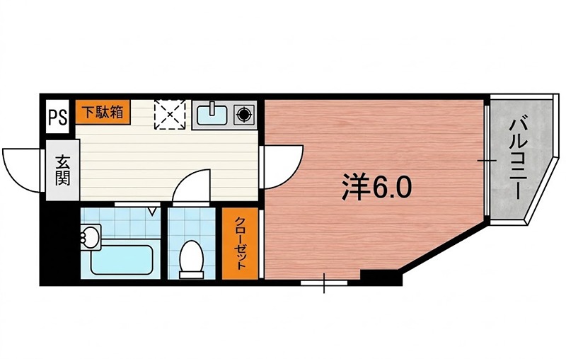 ジュネスくずは 間取り