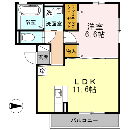 Glicina 間取り