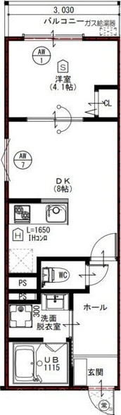 ウイング牧野駅前 間取り