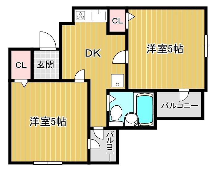 ミングルＡＰ、星ヶ丘二番館 間取り