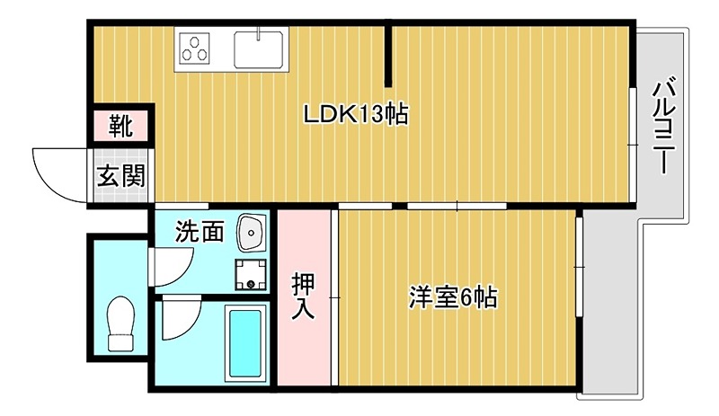 マルエス牧野駅前グランドビル 間取り