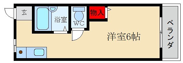 シャンテー招提 間取り