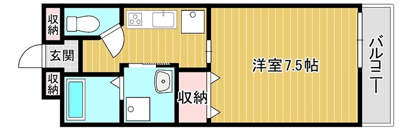 シャンテー長尾 間取り