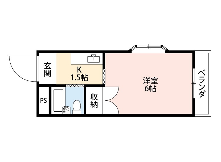 川村ハイツ 間取り