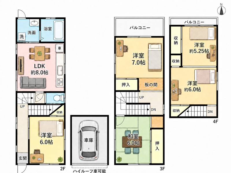 池田中町24-11戸建て 間取り