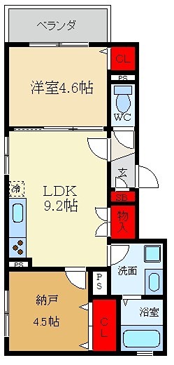 STcourt萱島東 間取り