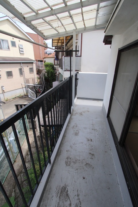 貸家 枚方市藤阪元町３丁目 ベランダ